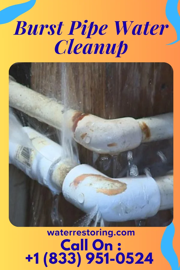 Burst Pipe Water Cleanup in Slippery Rock University, PA